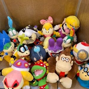 Super Mario Bros. Stuffed Animal Lot
